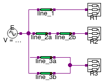 Buildings.Electrical.AC.ThreePhasesUnbalanced.Lines.Examples.ACLine_N