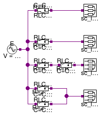 Buildings.Electrical.AC.ThreePhasesUnbalanced.Lines.Examples.ACLine_RLC_N