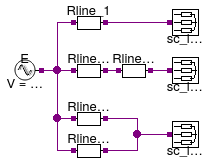 Buildings.Electrical.AC.ThreePhasesUnbalanced.Lines.Examples.ACLineMatrix_RL_N