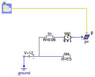 Buildings.Electrical.DC.Sources.Examples.PVSimpleOriented