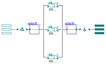 Buildings.Electrical.AC.ThreePhasesUnbalanced.Conversion.ACACTransformerStepDownDY