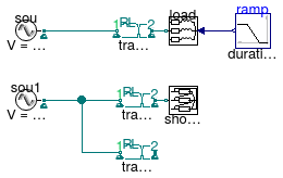 Buildings.Electrical.AC.ThreePhasesBalanced.Conversion.Examples.ACACTransformer