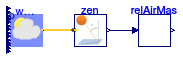 Buildings.BoundaryConditions.SolarIrradiation.BaseClasses.Examples.RelativeAirMass