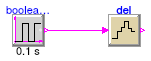 Buildings.Controls.Discrete.Examples.BooleanDelay