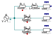 Buildings.Electrical.AC.OnePhase.Lines.Examples.ACLine_RL