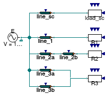 Buildings.Electrical.AC.OnePhase.Lines.Examples.ACLine