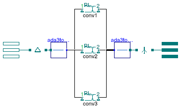 Buildings.Electrical.AC.ThreePhasesUnbalanced.Conversion.ACACTransformerStepDownDY