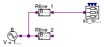 Buildings.Electrical.AC.ThreePhasesUnbalanced.Lines.Examples.ACLineMatrix_RLC_N