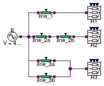 Buildings.Electrical.AC.ThreePhasesUnbalanced.Lines.Examples.ACLine_N