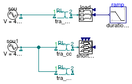 Buildings.Electrical.AC.ThreePhasesBalanced.Conversion.Examples.ACACTransformer