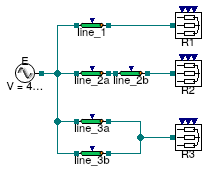 Buildings.Electrical.AC.ThreePhasesUnbalanced.Lines.Examples.ACLine