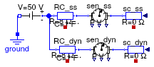 Buildings.Electrical.DC.Lines.Examples.RCModel