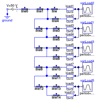 Buildings.Electrical.DC.Lines.Examples.DCLines