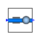 Buildings.Fluid.FMI.ExportContainers.Examples.FMUs.ResistanceVolume