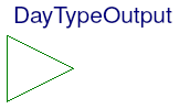 Buildings.Controls.Interfaces.DayTypeOutput