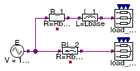 Buildings.Electrical.AC.ThreePhasesUnbalanced.Lines.Examples.ACLine_RL_N