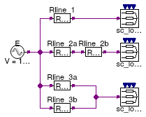 Buildings.Electrical.AC.ThreePhasesUnbalanced.Lines.Examples.ACLineMatrix_RL_N