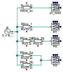 Buildings.Electrical.AC.ThreePhasesBalanced.Lines.Examples.ACLine_R