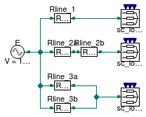 Buildings.Electrical.AC.ThreePhasesUnbalanced.Lines.Examples.ACLineMatrix_RL