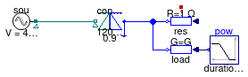 Buildings.Electrical.AC.ThreePhasesBalanced.Conversion.Examples.ACDCConverter