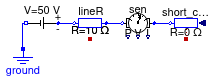 Buildings.Electrical.DC.Lines.Examples.Resistance