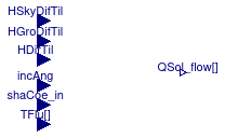 Buildings.Fluid.SolarCollectors.BaseClasses.ASHRAESolarGain