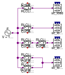 Buildings.Electrical.AC.ThreePhasesUnbalanced.Lines.Examples.ACLine_RLC_N