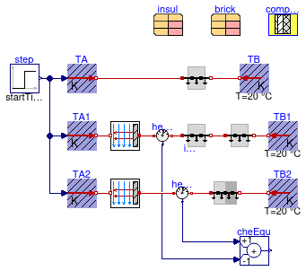 Buildings.HeatTransfer.Examples.ConductorSteadyStateTransient