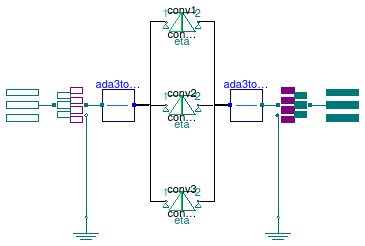 Buildings.Electrical.AC.ThreePhasesUnbalanced.Conversion.ACACConverter