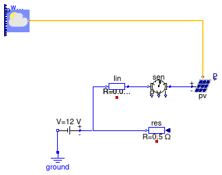 Buildings.Electrical.DC.Sources.Examples.PVSimpleOriented