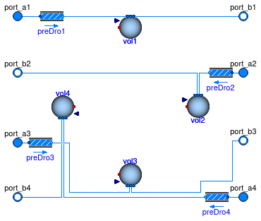 Buildings.Fluid.Interfaces.EightPortHeatMassExchanger