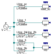 Buildings.Electrical.AC.OnePhase.Lines.Examples.ACLine_L