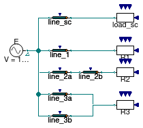 Buildings.Electrical.AC.OnePhase.Lines.Examples.ACLine