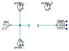 Buildings.Electrical.AC.ThreePhasesUnbalanced.Conversion.Examples.BaseClasses.TransformerExample