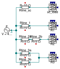 Buildings.Electrical.AC.ThreePhasesBalanced.Lines.Examples.ACLine_R