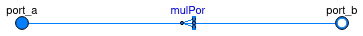 Buildings.Fluid.HeatExchangers.BaseClasses.PipeManifoldNoResistance