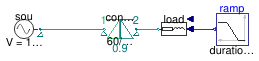 Buildings.Electrical.AC.OnePhase.Conversion.Examples.ACACConverter