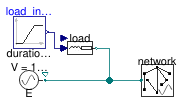 Buildings.Electrical.AC.OnePhase.Lines.Examples.ACSimpleGrid