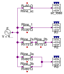 Buildings.Electrical.AC.ThreePhasesUnbalanced.Lines.Examples.ACLine_R_N