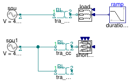 Buildings.Electrical.AC.ThreePhasesBalanced.Conversion.Examples.ACACTransformer