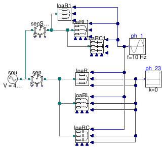 Buildings.Electrical.AC.ThreePhasesUnbalanced.Loads.Examples.Loads