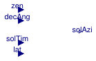 Buildings.BoundaryConditions.SolarGeometry.BaseClasses.SolarAzimuth