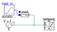 Buildings.Electrical.AC.OnePhase.Lines.Examples.ACSimpleGrid