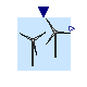 Buildings.Electrical.AC.ThreePhasesUnbalanced.Sources.BaseClasses.BaseUnbalancedWindTurbine