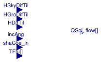 Buildings.Fluid.SolarCollectors.BaseClasses.ASHRAESolarGain